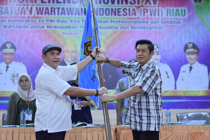 Zulmansyah Kembali Pimpin PWI Riau, Terpilih Secara Aklamasi Dalam Konferprov XV di Bengkalis